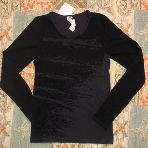 Black Tessa Workout Top